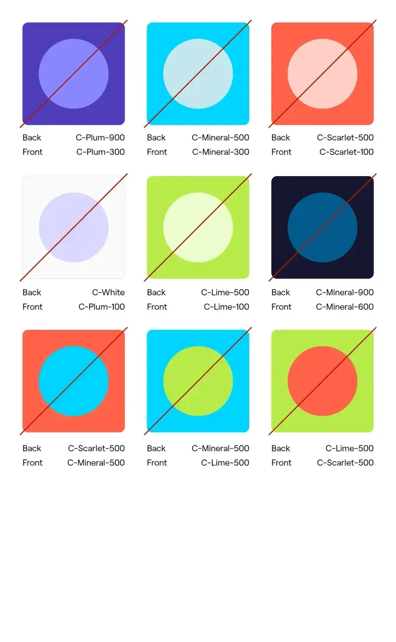Pairings NOT to use-p-800